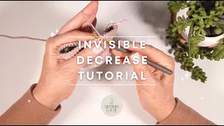 How To Crochet Invisible Decrease Beginner Amigurumi Crochet Tutorial