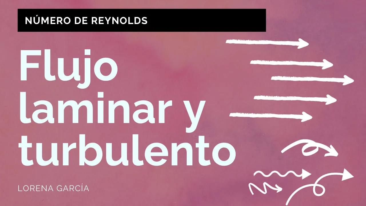 NÚMERO DE REYNOLDS FLUJO LAMINAR Y FLUJO TUBULENTO | LORENA GARCIA