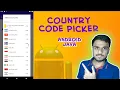 Country Code Picker - Android Application