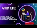 Python Tuple Indexing delete len min max count sum sorted any all repetition