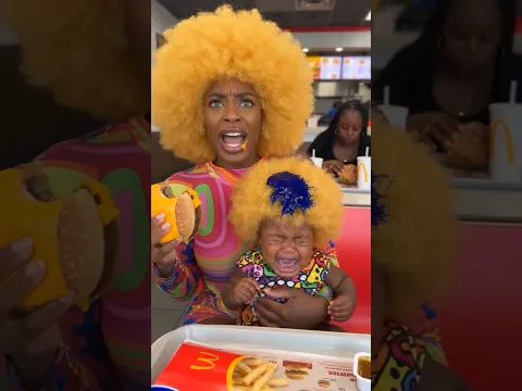 A Man Dyed Mom and Baby's Hair, Wait for the Reaction