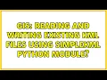 GIS Reading and writing existing KML files using simplekml python module