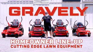 Gravely Home-Owner Zero Turn Line-up Cutting Edge Lawn Equipment