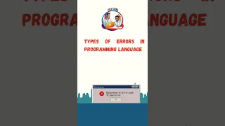 Types of errors in programming