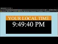 Digital Clock JavaScript Project