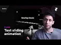 Infinite Text Sliding animation in Framer Beginner tutorial