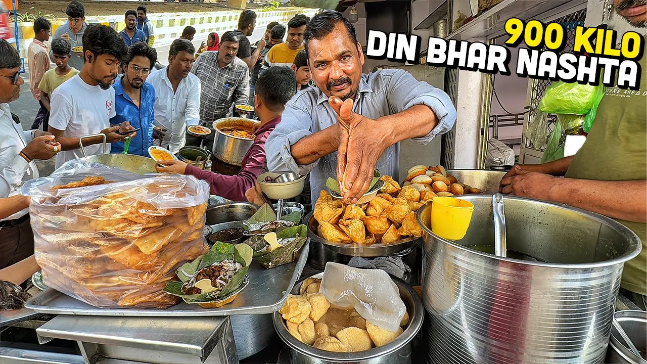35/- Rs LEVEL 3000 Indian Street Food  Jumbo Chole Bhature, Dal Makhani Bafle, Bablu Chaat & more