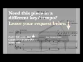 Romance (Debussy) - D Major Piano Accompaniment - Karaoke
