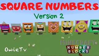 Square Number Song Numberblocks Minecraft Math Songs For Kids