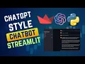 Creating a ChatGPT-style Chatbot with Streamlit LLMs Step-by-Step Guide