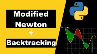 Modified Newton method Backtracking Armijo Theory and Python Code Optimization Techniques