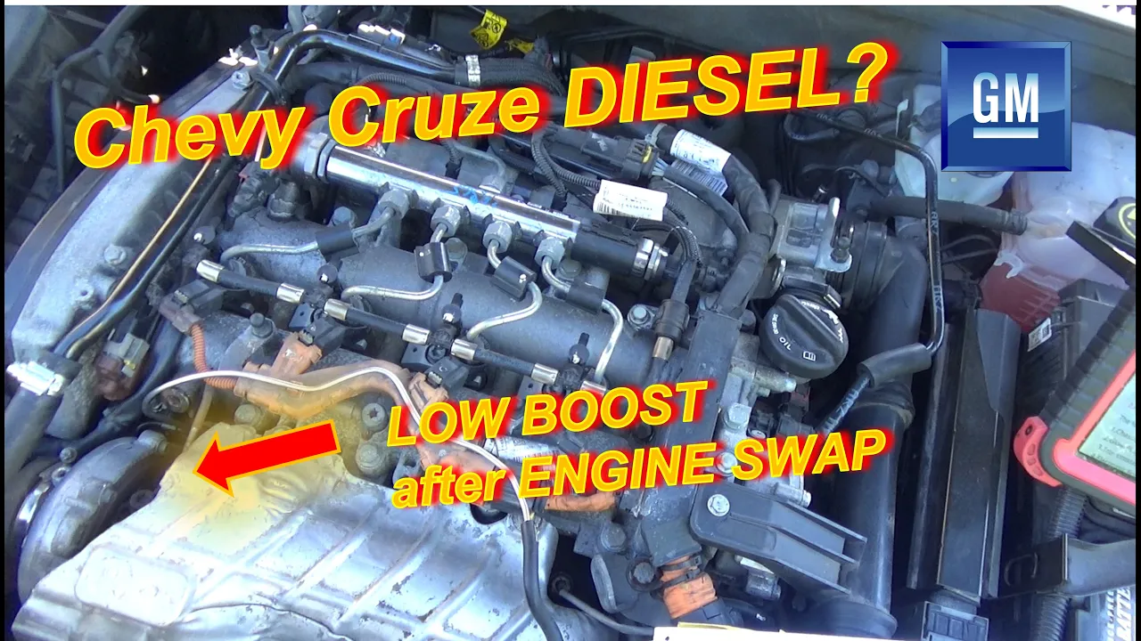 Chevy Cruze DIESEL? Low BOOST After Engine Swap...