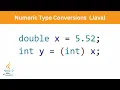 Numeric Type Conversions How to convert double to int and reverse Java