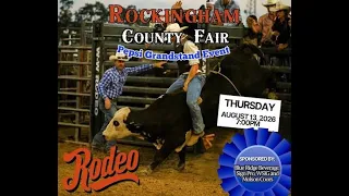Live in 4K at 7PM Est from the Rockingham County Fair Rodeo in Harrisonburg VA