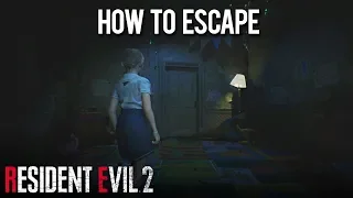 resident evil 2 remake how to escape the room and the chief sherry gameplay 