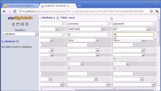 Beginner PHP Tutorial-111 phpMyAdmin Part 2
