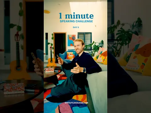 1 minute speaking challenge (day 5)