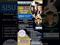 Study USA San jose State University 2025 fall intake