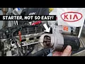 KIA OPTIMA ENGINE STARTER REPLACEMENT LOCATION REMOVAL