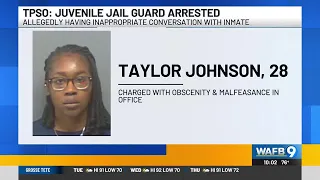 TPSO Juvenile jail guard arrested after allegedly having inappropriate conversation with inmate