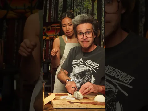 We try to teach Link kitchen skills