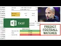 Project Football Matches With POSSESSION Excel Tutorial