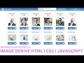 P-9 IMAGE DERIVE PROJECT HTML CSS JAVASCRIPT IN HINDI Justforcode