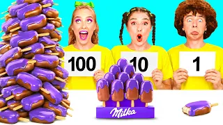 100 Слоев Еды Челлендж | Безумные Ситуации на Кухне от BaRaDa Challenge