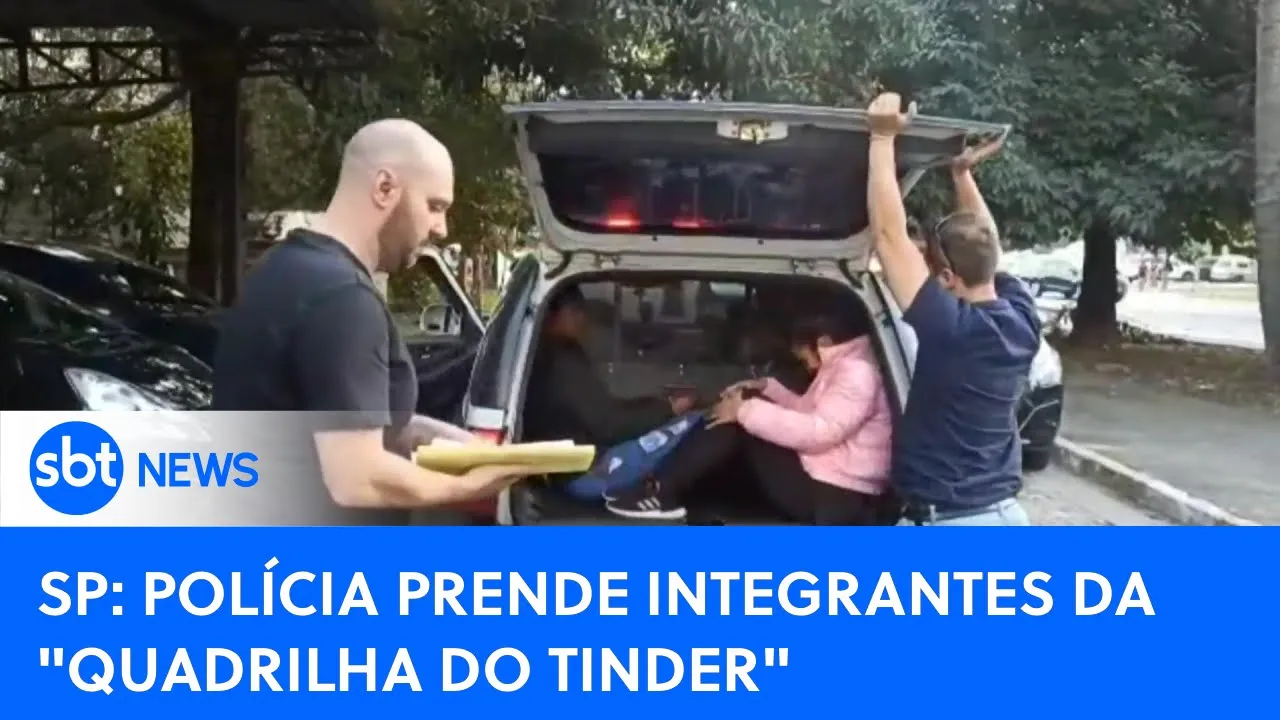 SP: Polícia prende 3 integrantes da "quadrilha do Tinder" | #SBTNewsnaTV (13/07/23)