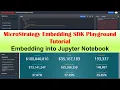 Embedding MicroStrategy Dossier into Jupyter Notebook
