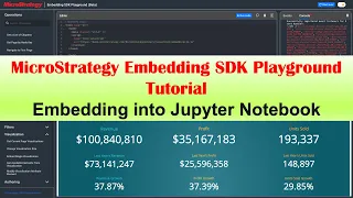 Embedding MicroStrategy Dossier into Jupyter Notebook