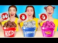 Download Lagu NO HANDS Vs ONE HAND Vs TWO HANDS Eating Challenge ✨ Easy Hacks by 123 GO!