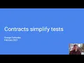 Contracts simplify tests
