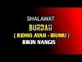 Sholawat yg bikin nangis!! RIDHO AYAH - IBUMU