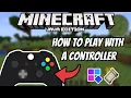How To Play and Use a Controller on Minecraft Java PC Controller Mod Tutorial 2022