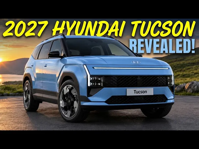 2027 Hyundai Tucson: Bold New Look, Upright Stance, and a Rumored 300-HP Hybrid Powertrain