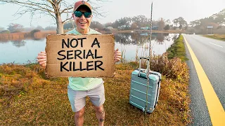 I Hitchhiked Across Florida Hunting GIANT Bass