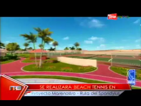Se realizará Beach tennis en proyecto Marenostra - Ruta del Spondylus