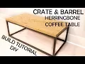 DIY Crate and Barrel Dixon Coffee Table