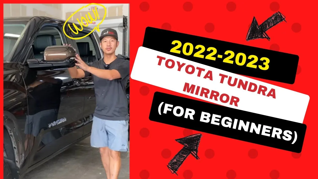 2022-2025 Toyota Tundra : Side View Mirror Painted (WITH: Panoramic View)