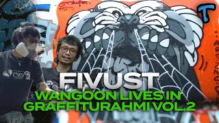 FIVUST WITH HIS ICONIC CHARACTER "WANGOON", JOIN THE GANG! - GRAFFITURAHMI VOL.2 EPS T