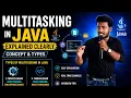 Java Multitasking Explained in Telugu Process Based vs Thread Based Multitasking Multithreading