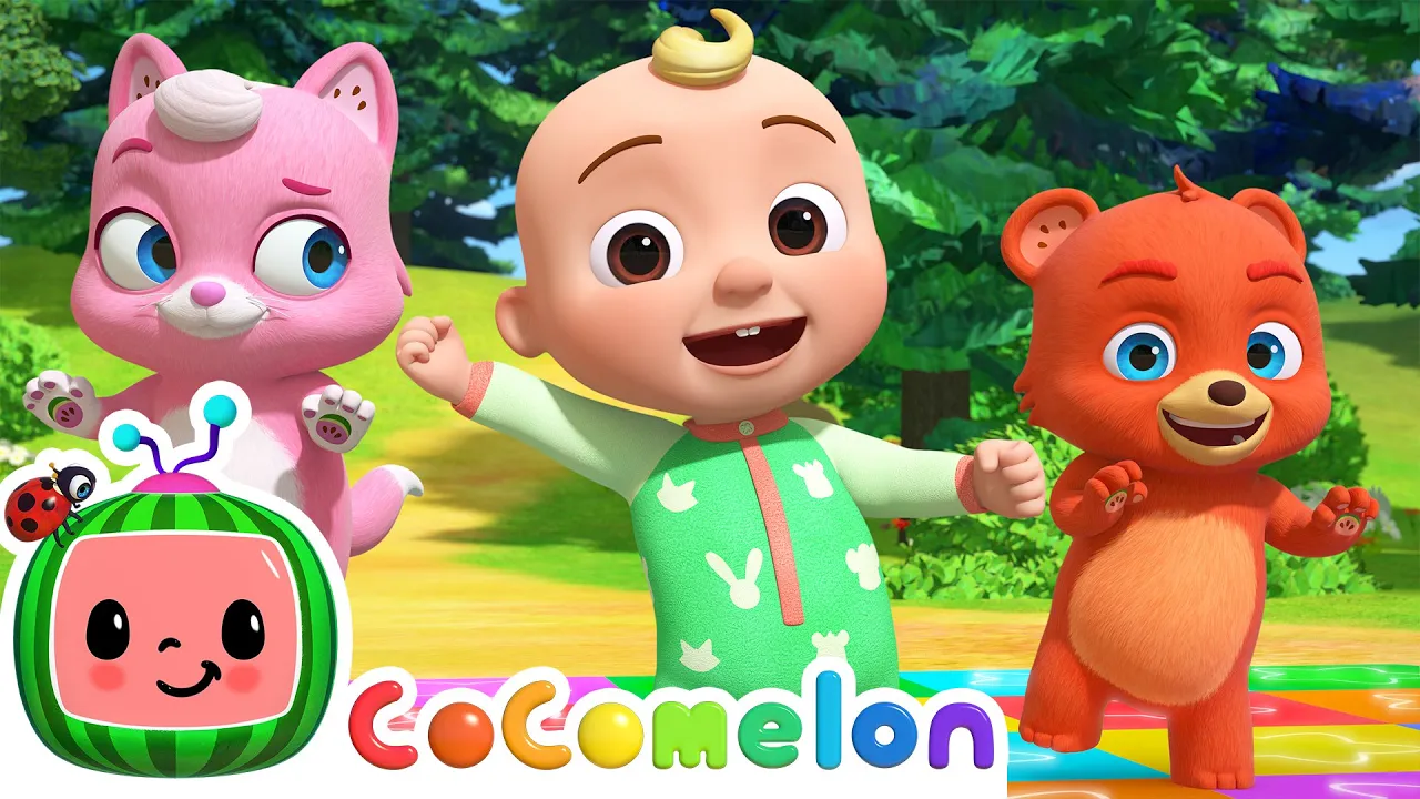 Rainbow Colors Animal Dance Song | CoComelon Animal Time | Animals for Kids