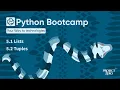 Python Bootcamp 05 - Lists and Tuples DS Part 1