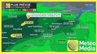 Heavy rain and flooding several areas to watch out for on Sunday