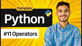 Operators In Python Python Full Course Lecture 11