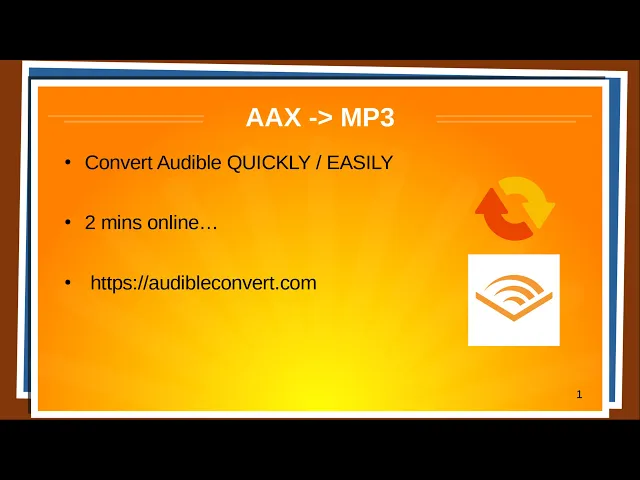 Download MP3 Convert AAX to MP3 free online