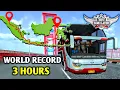 🚚Longest BUSSID Gameplay! WORLD RECORD* on Mobile | Bus Simulator Indonesia by Maleo