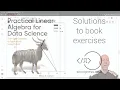 Linear algebra for data science chapter 2 exercise 1 vector arithmetic