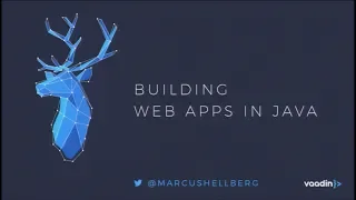 2018-11 Vaadin Building modern web apps in Java with live coding